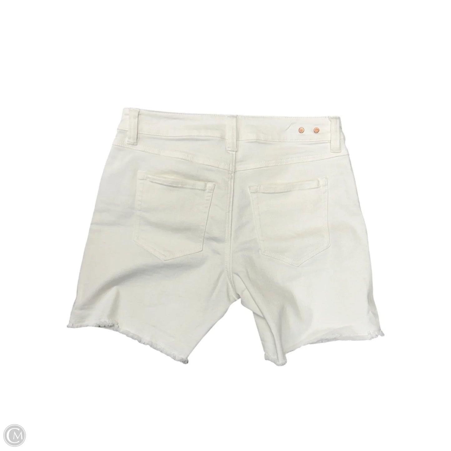 Shorts By Cabi In White Denim, Size: 2