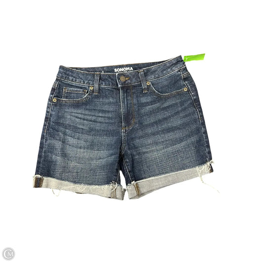 Shorts By Sonoma In Blue Denim, Size: 4