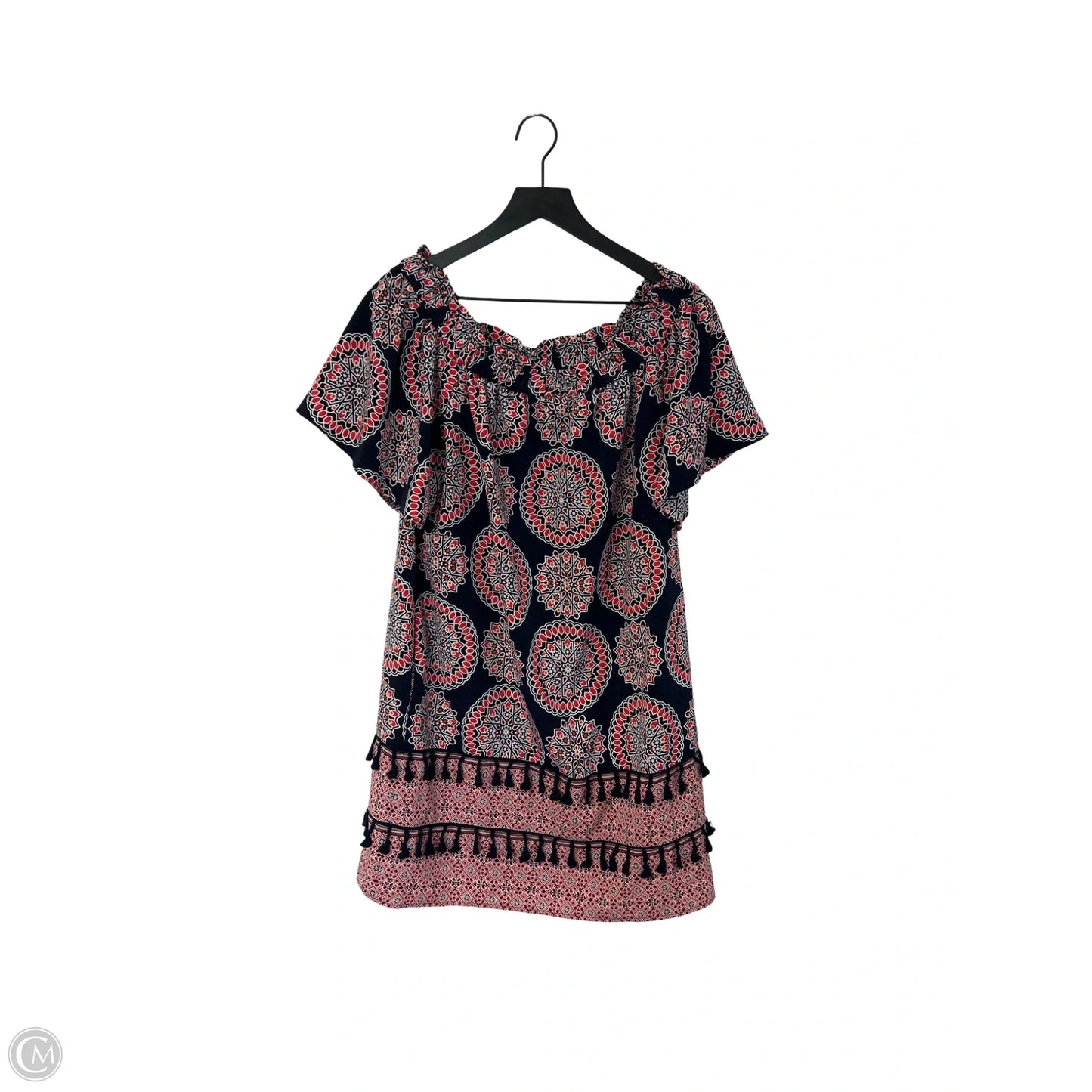 Dress Party Short By Maggy London In Geometric Pattern, Size: 8