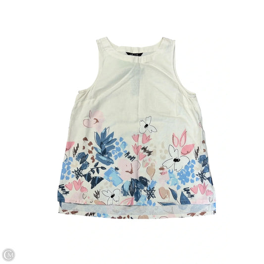 Top Sleeveless By Charlie B In Floral Print, Size: Sp