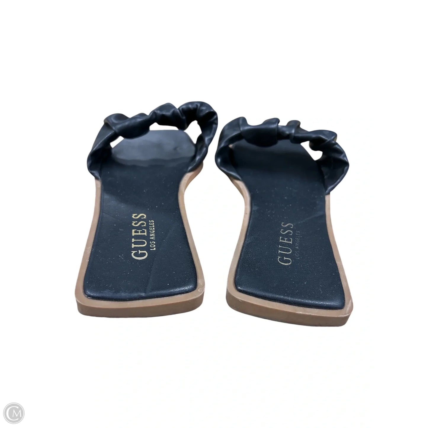 Sandals Flats By Guess In Black, Size: 9