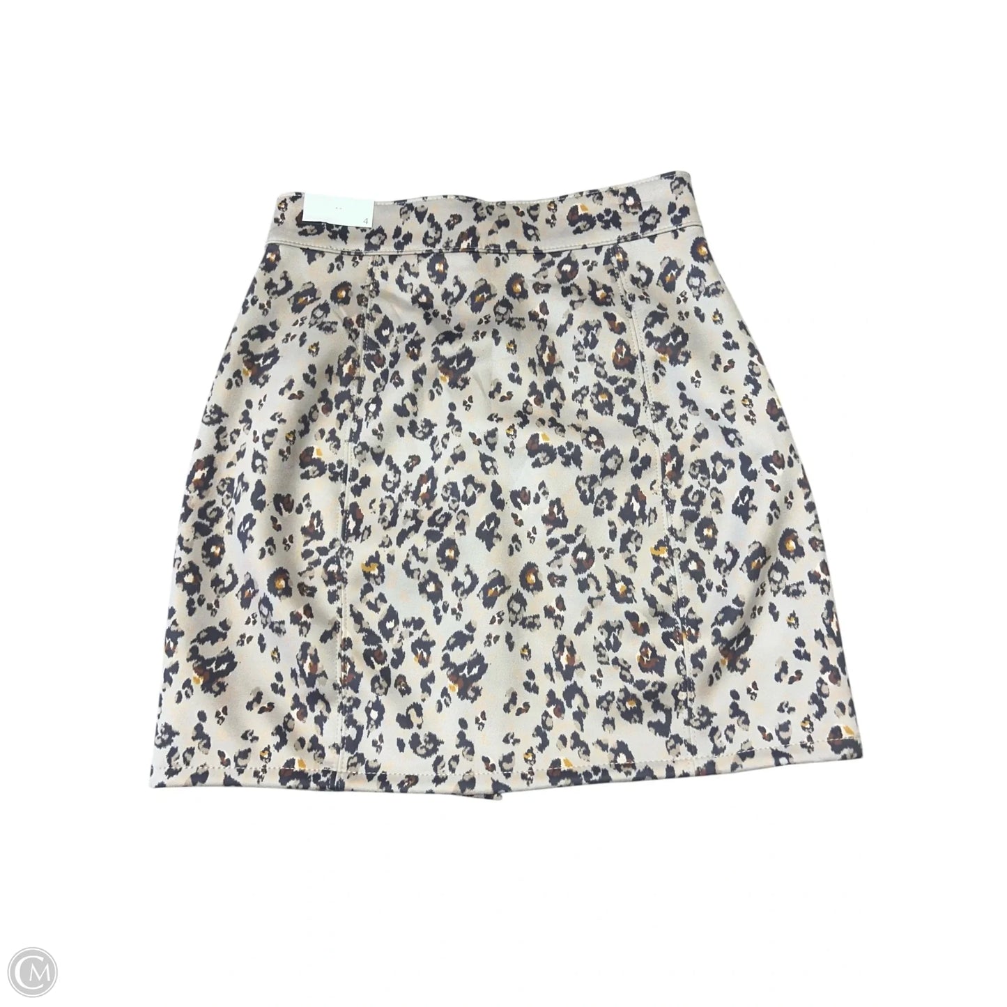 Skirt Mini & Short By Maurices In Grey & Tan, Size: 4