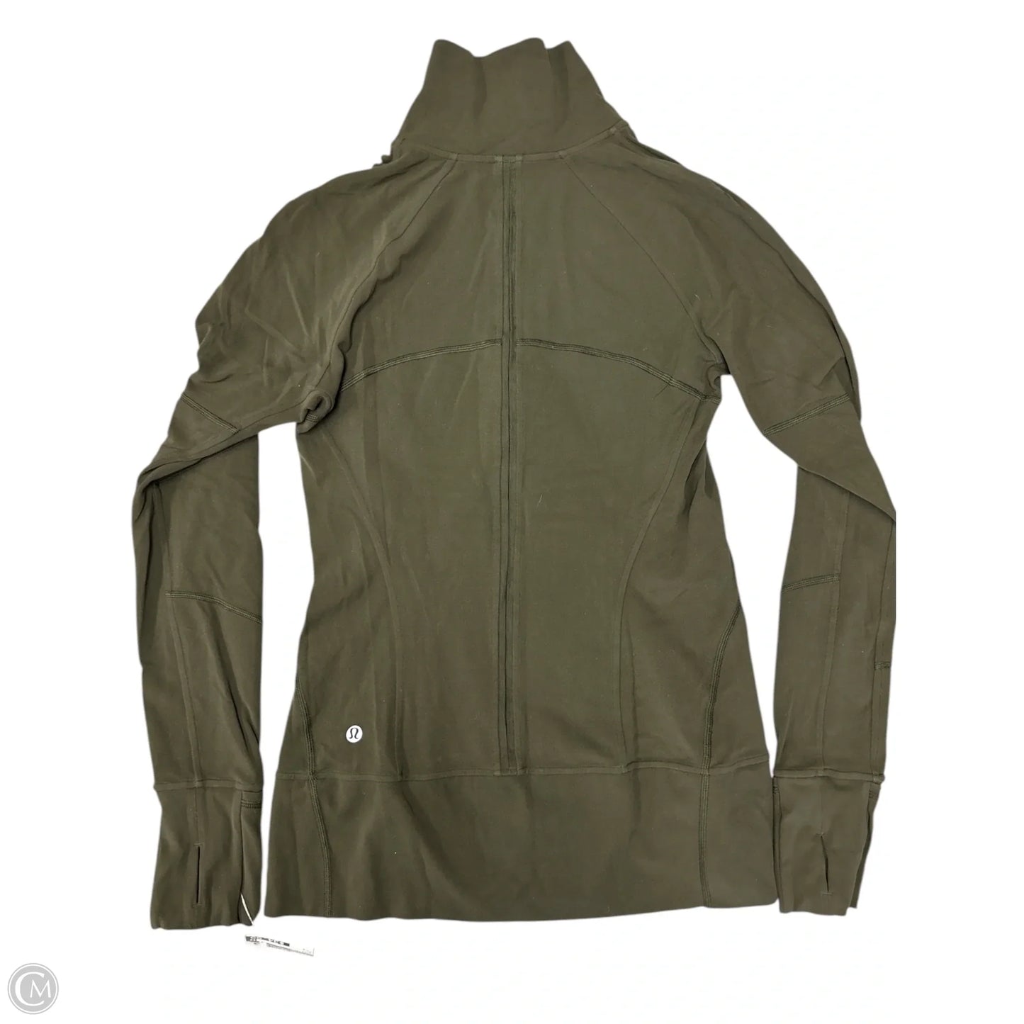 Athletic Jacket By Lululemon In Green, Size: 4