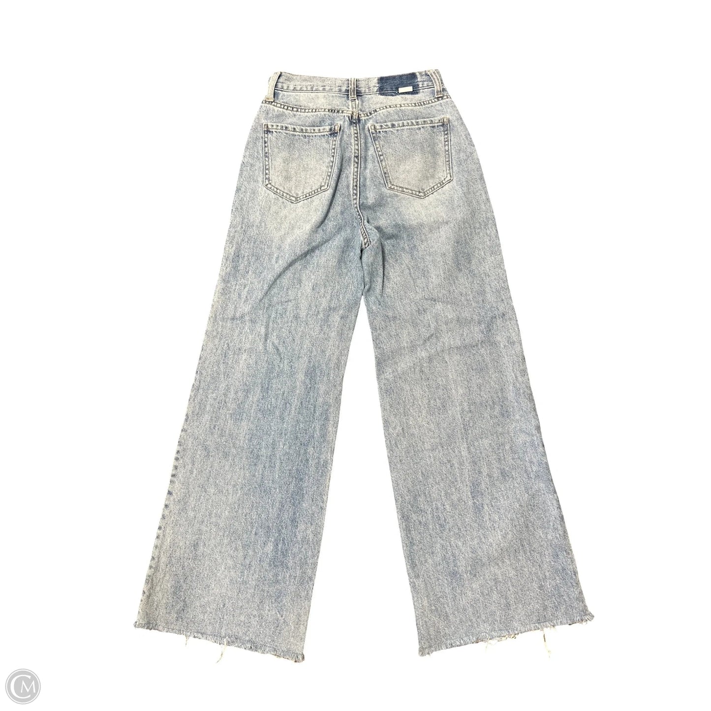 Jeans Wide Leg By Daze In Blue Denim, Size: 0