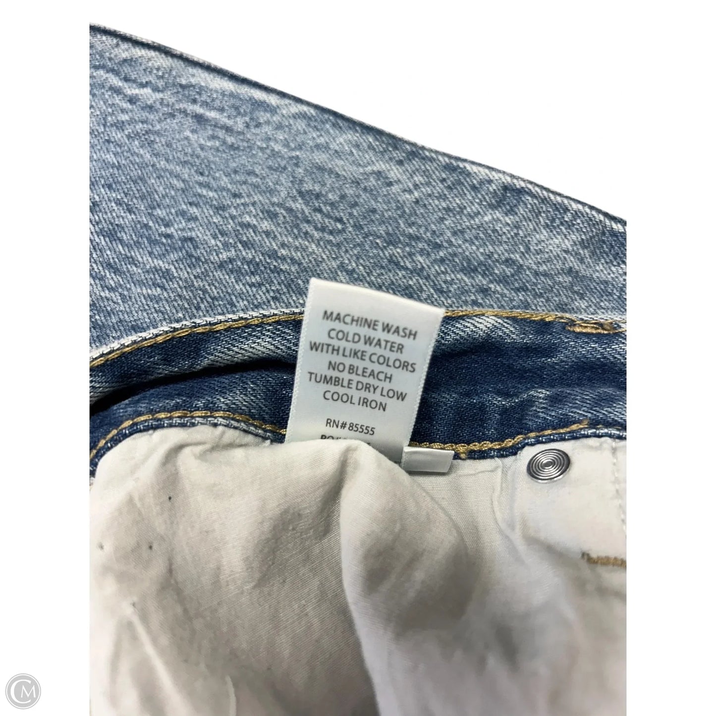Jeans Straight By Pistola In Blue Denim, Size: 2