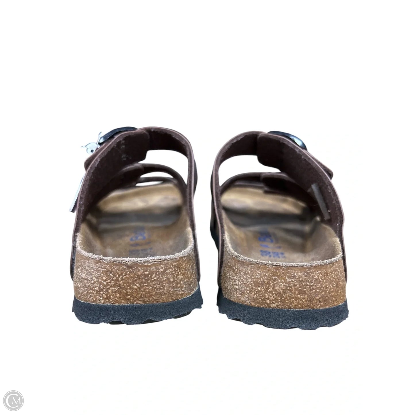 Sandals Flats By Clothes Mentor In Brown, Size: 7