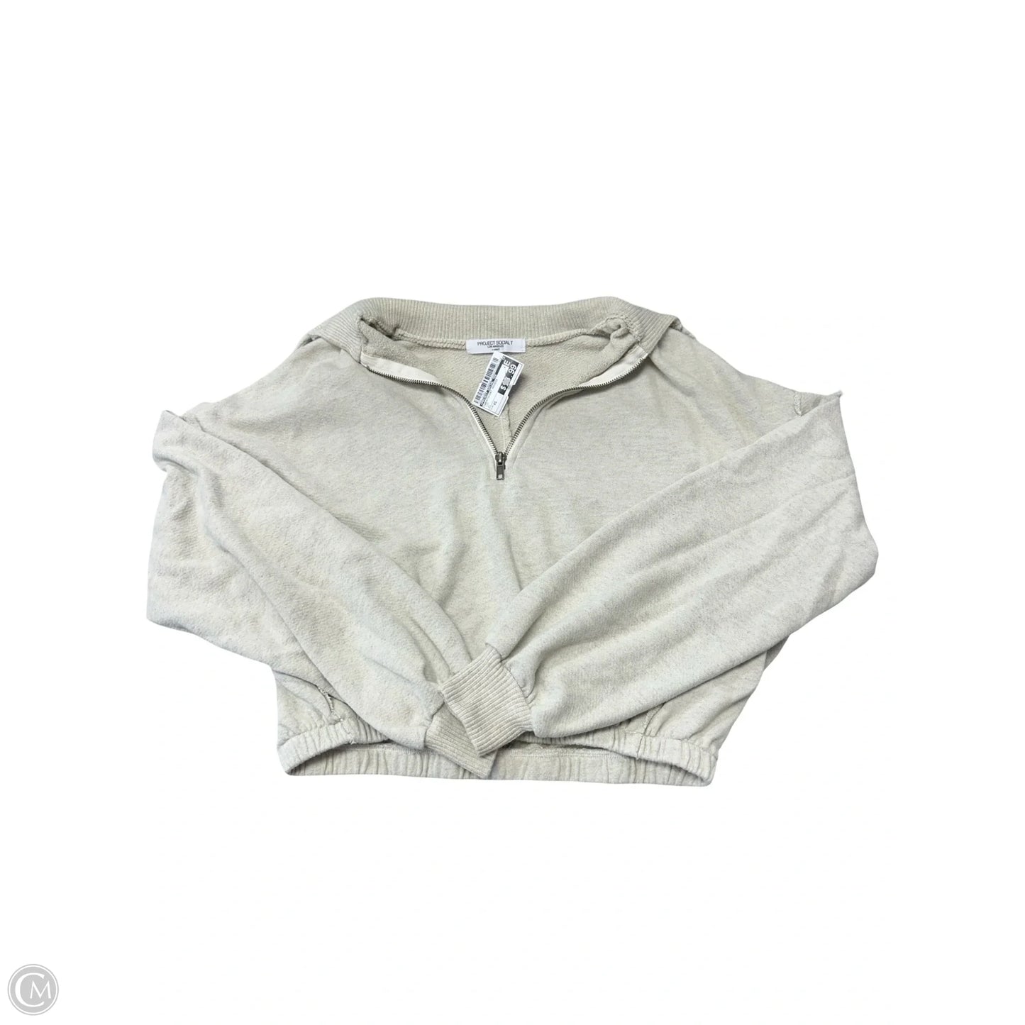 Sweatshirt Hoodie By Project Social Tee In Tan, Size: Xs