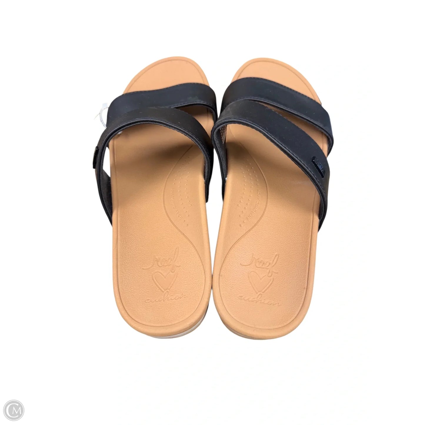 Sandals Flats By Reef In Black, Size: 8