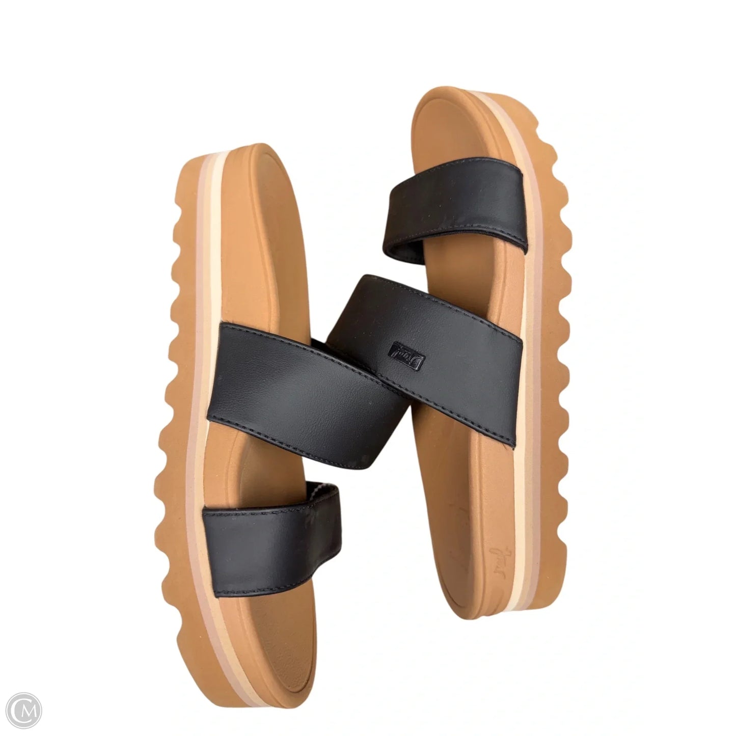 Sandals Flats By Reef In Black, Size: 8
