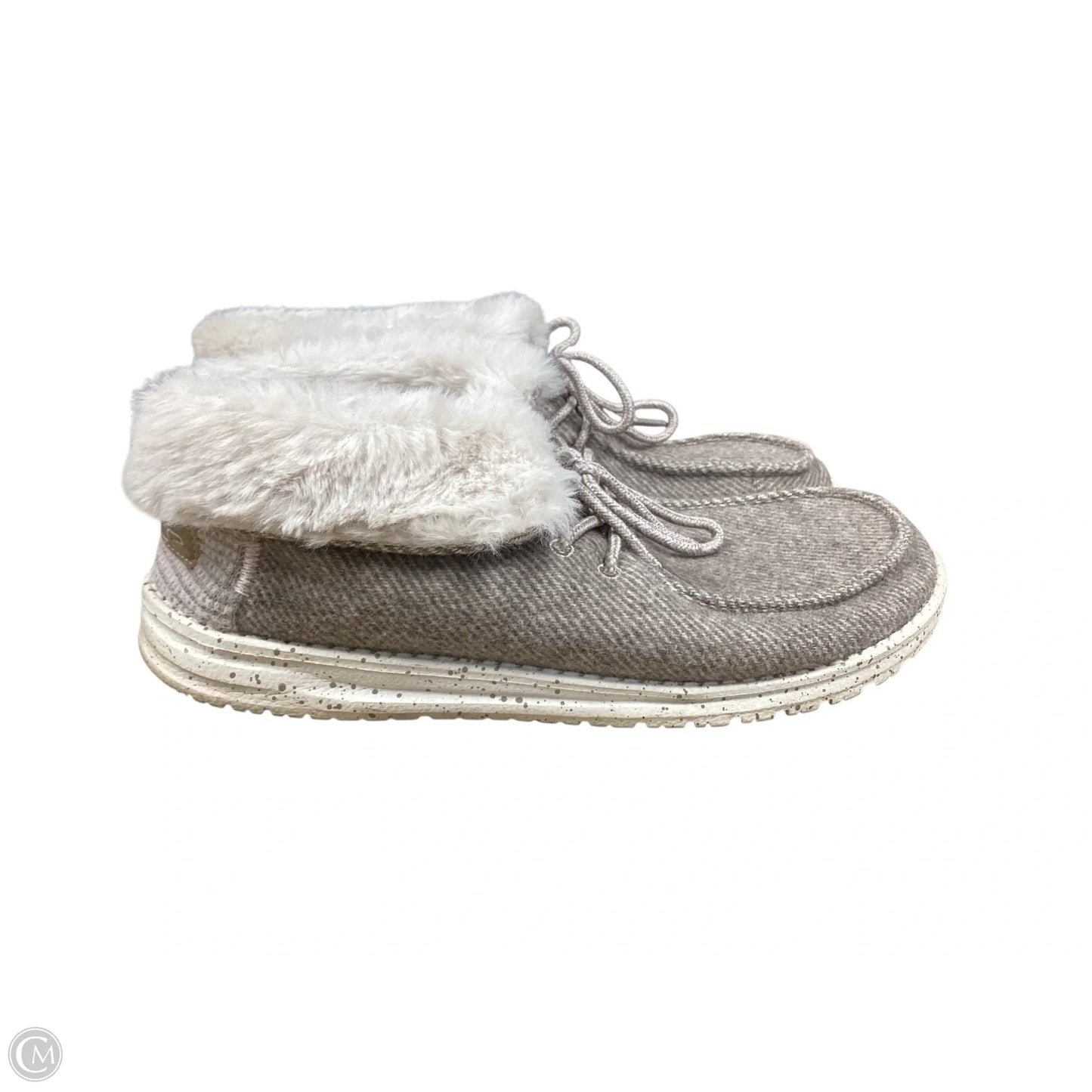 Shoes Flats By Hey Dude In Brown, Size: 9