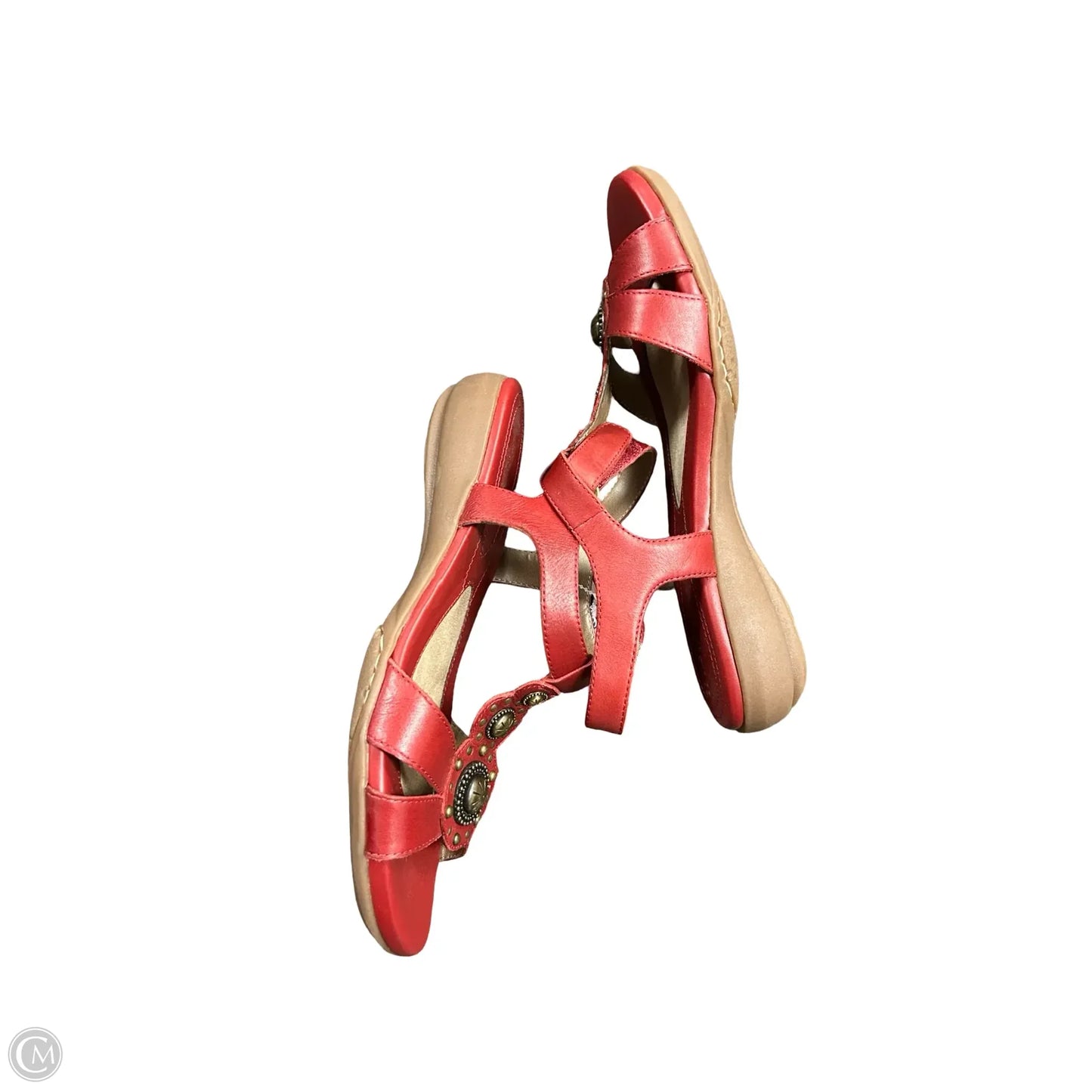 Sandals Flats By Naturalizer In Red, Size: 7.5