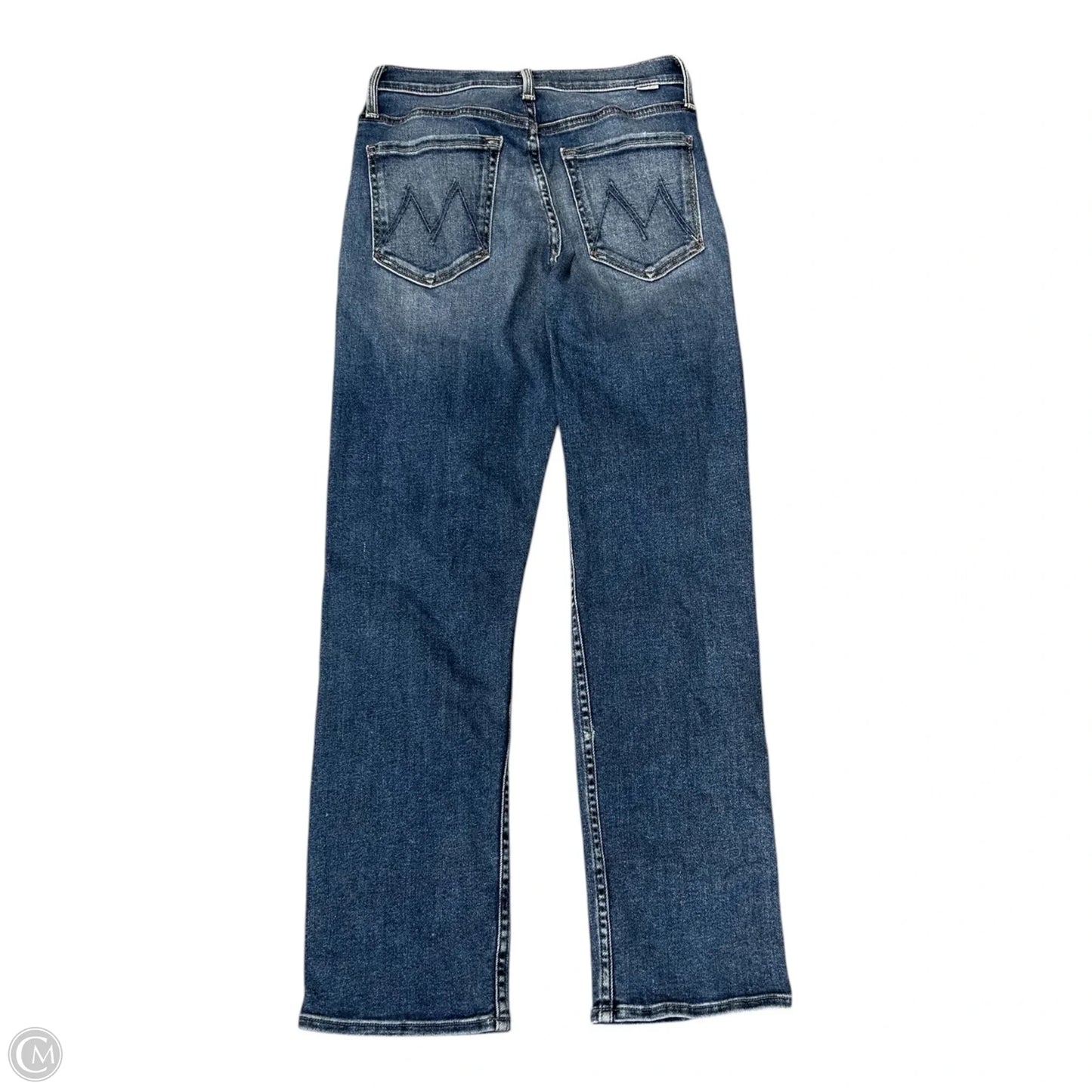 Jeans Straight By Mother In Blue Denim, Size: 2