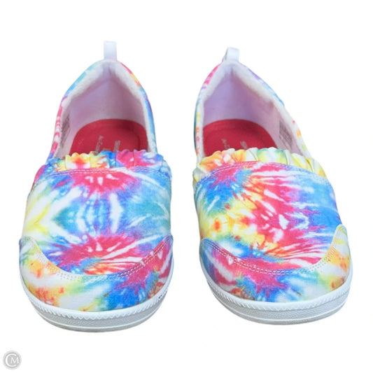 Shoes Flats By Skechers In Tie Dye Print, Size: 9.5