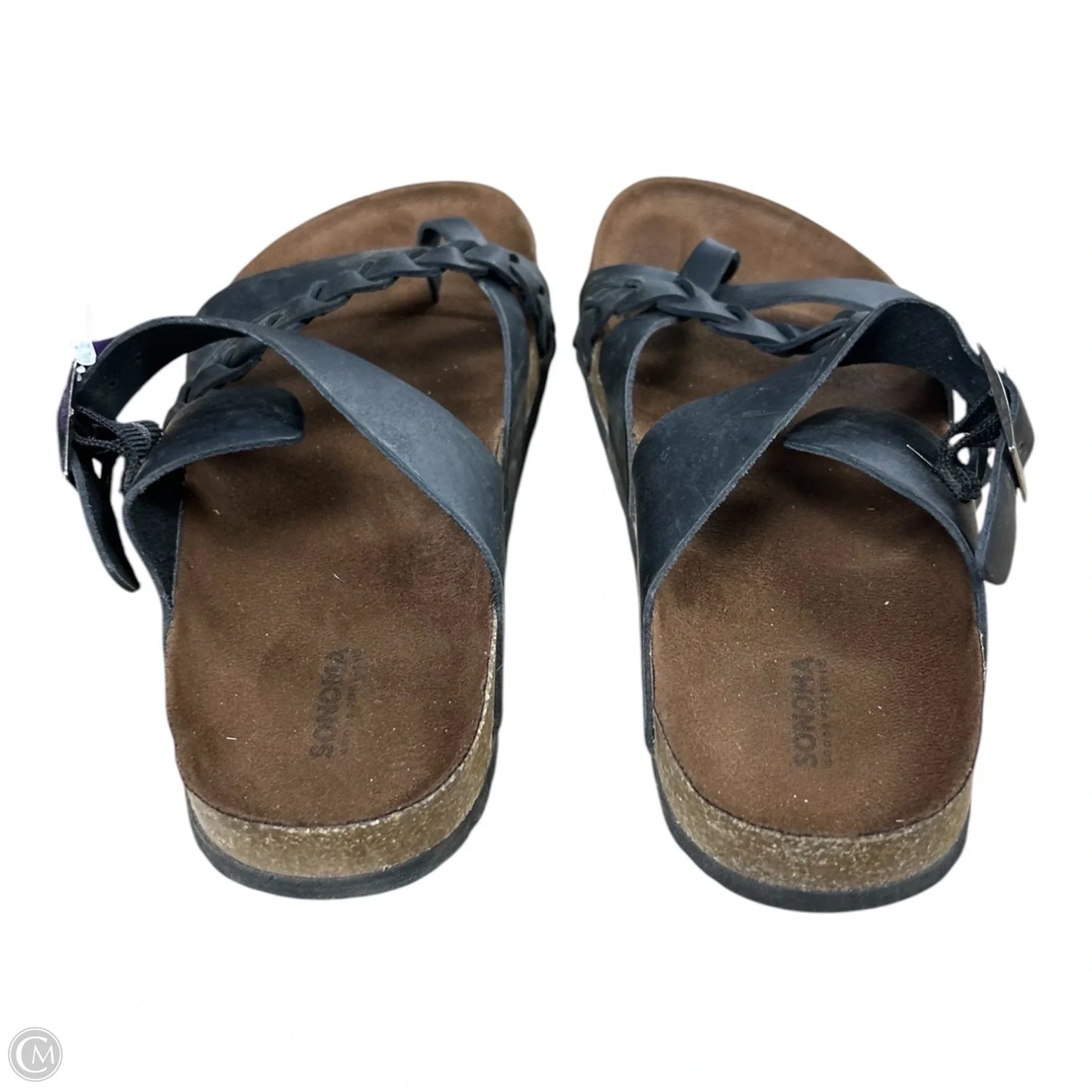 Sandals Flats By Sonoma In Black, Size: 8