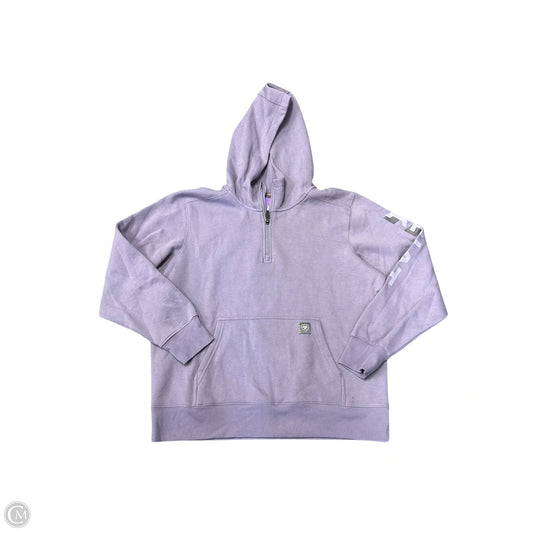 Sweatshirt Hoodie By Ariat In Purple, Size: Xl