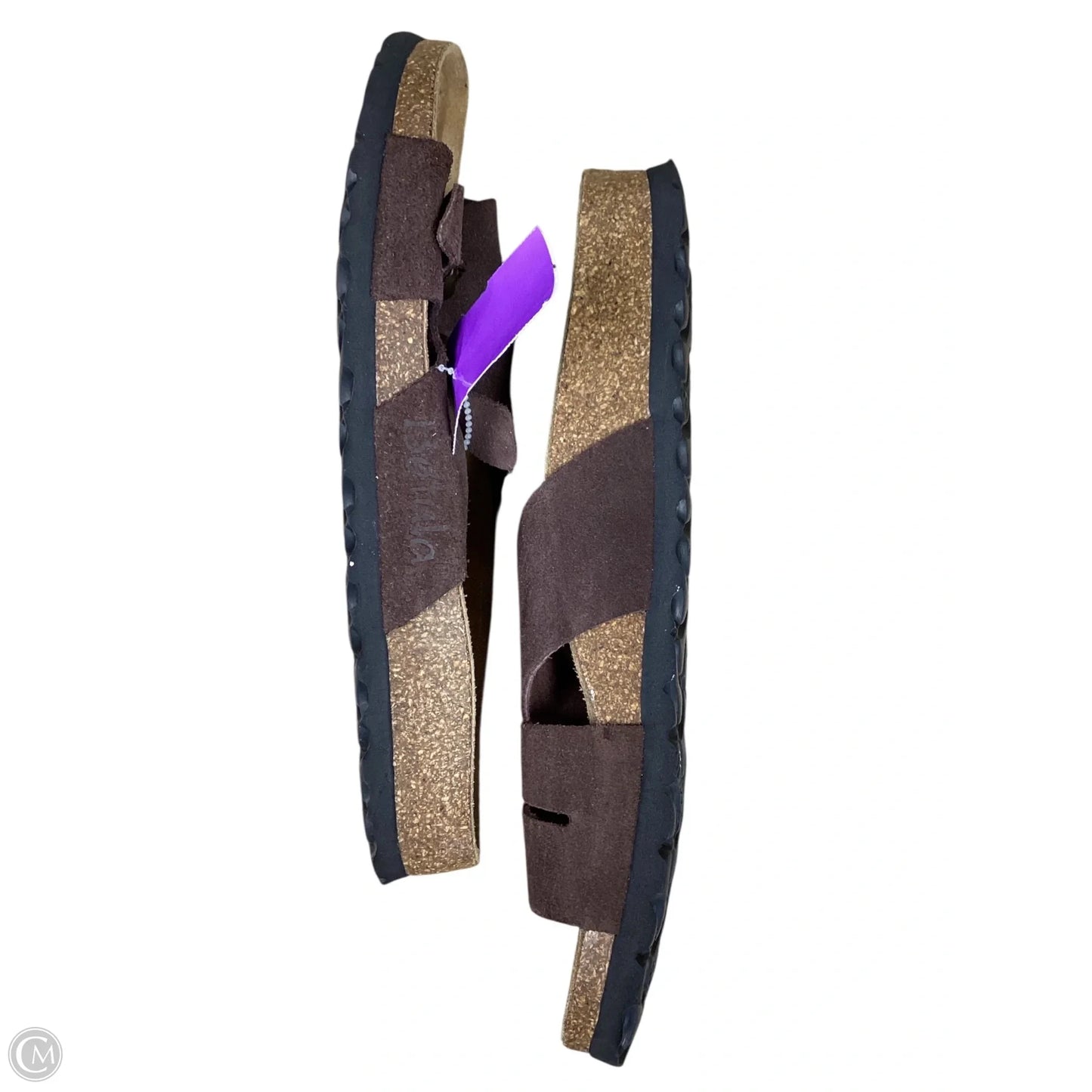 Sandals Flats By Clothes Mentor In Brown, Size: 8