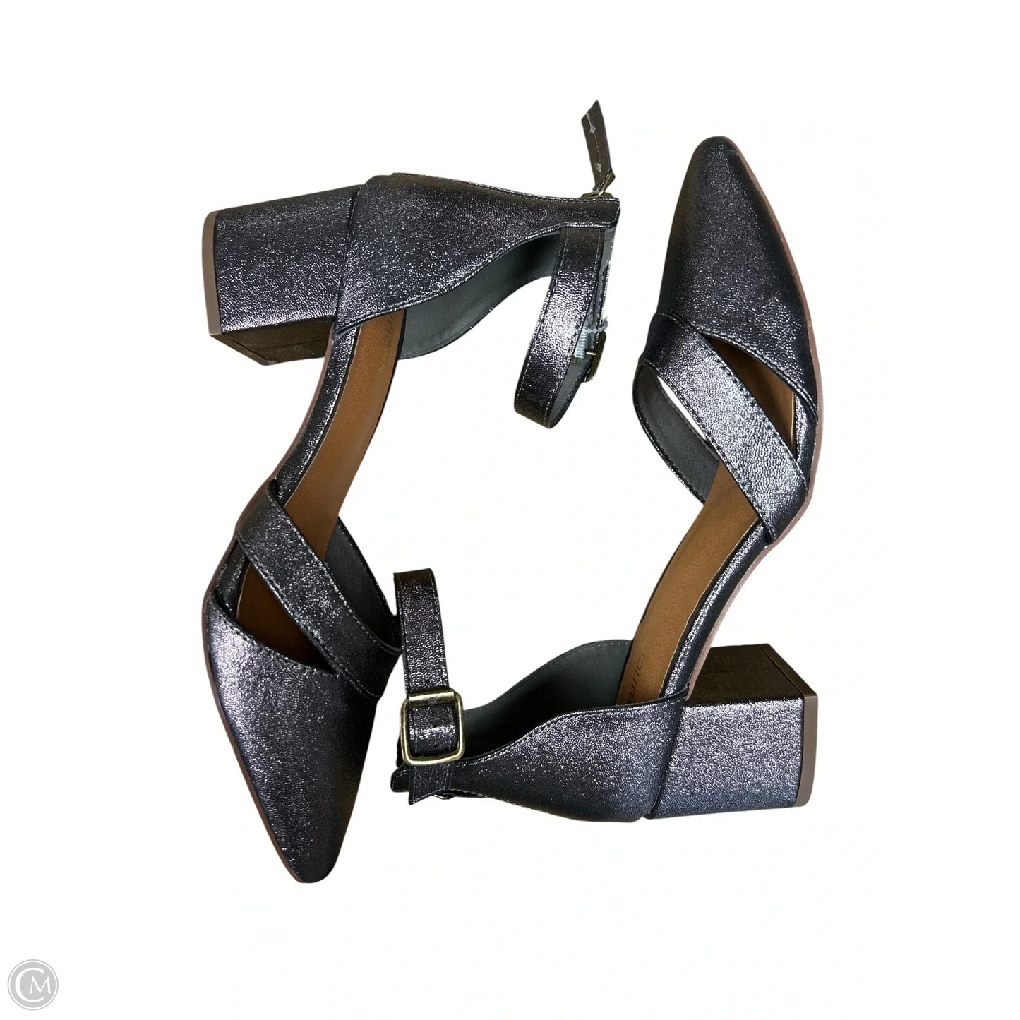 Shoes Heels Block By Maurices In Bronze, Size: 6.5