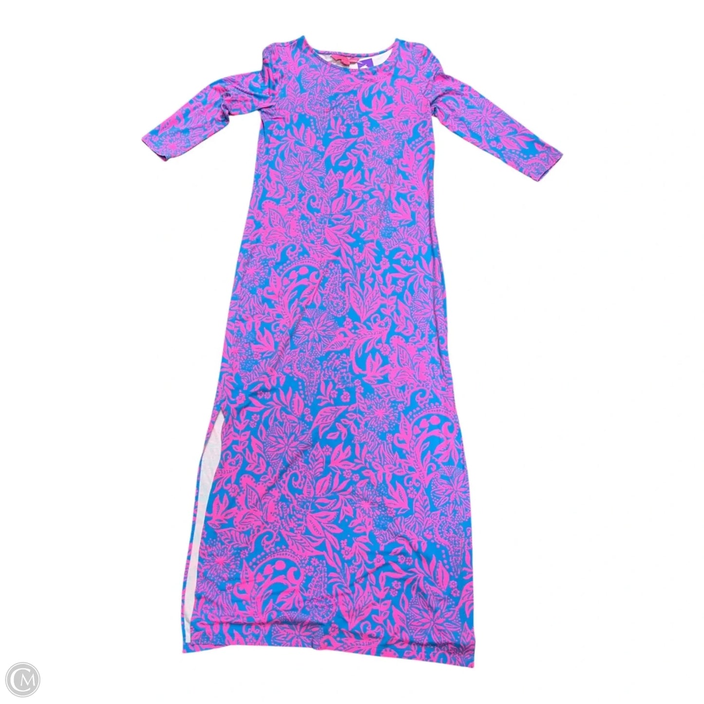 Dress Designer By Lilly Pulitzer In Blue & Pink, Size: S