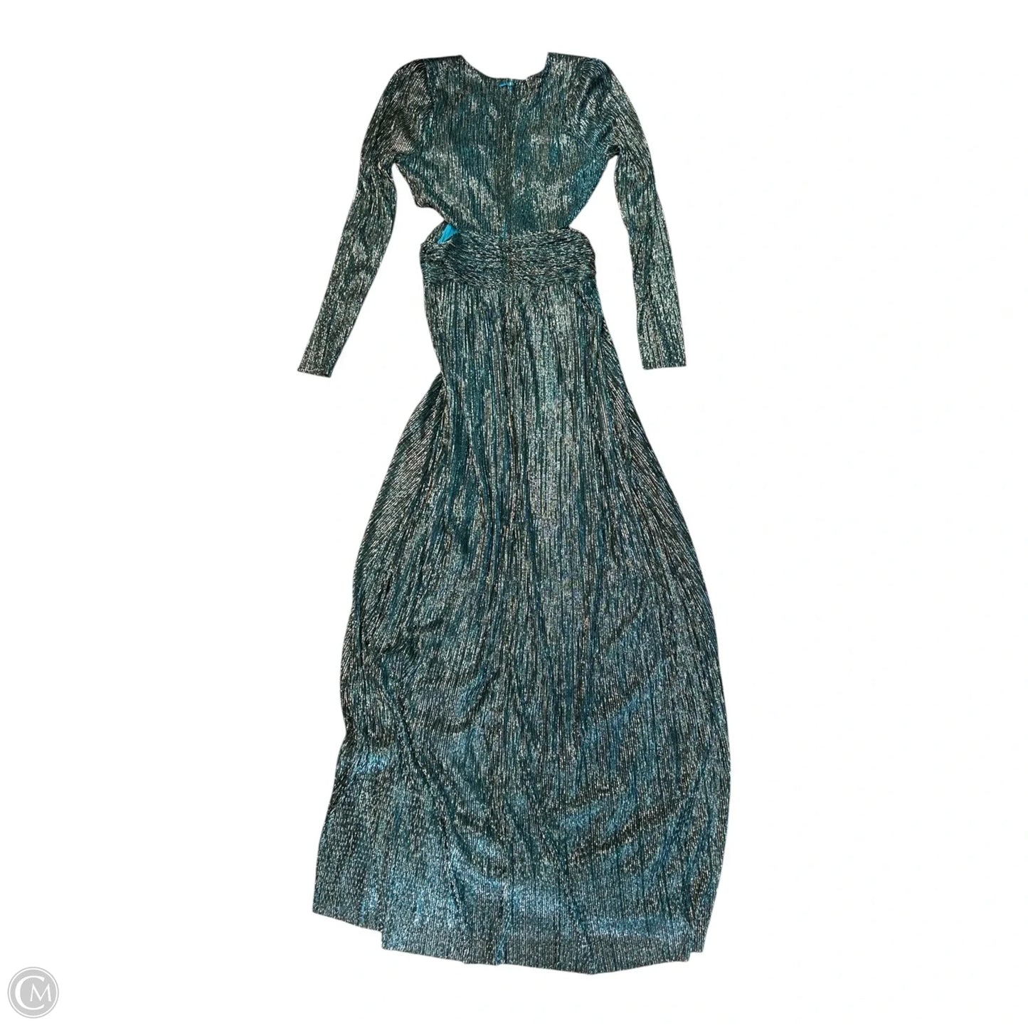 Dress Designer By Lilly Pulitzer In Blue & Gold, Size: 6