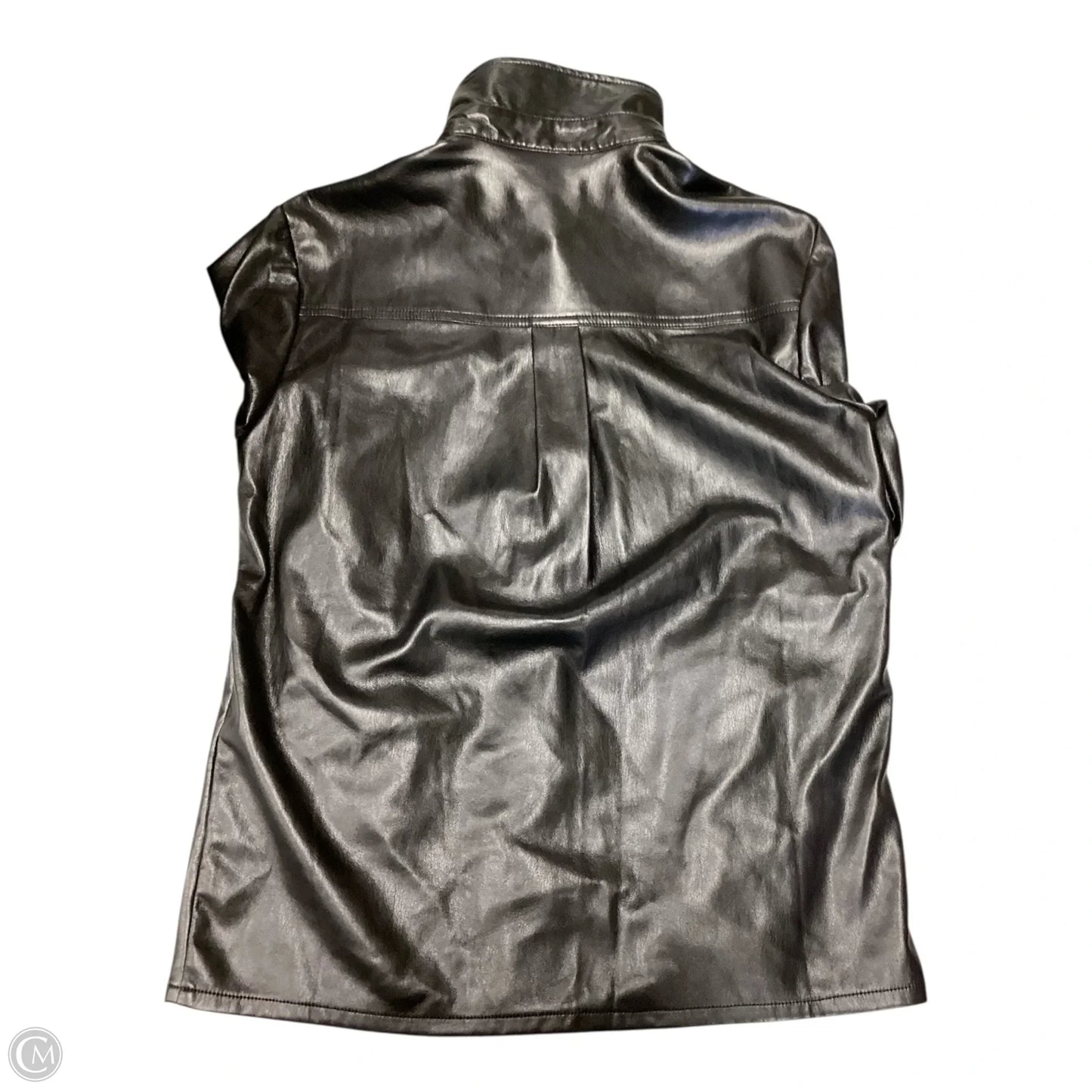 Jacket Shirt By Good American In Black, Size: 2