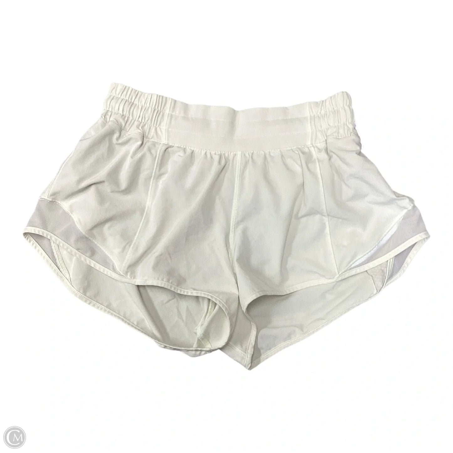 Athletic Shorts By Lululemon In Yellow, Size: 4