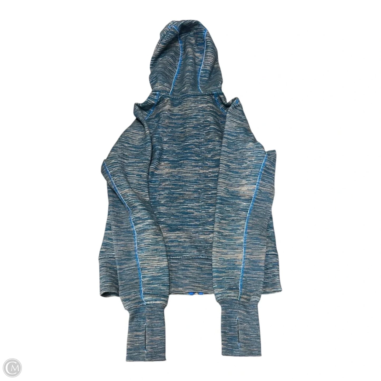 Athletic Sweatshirt Hoodie By Lululemon In Blue, Size: 8