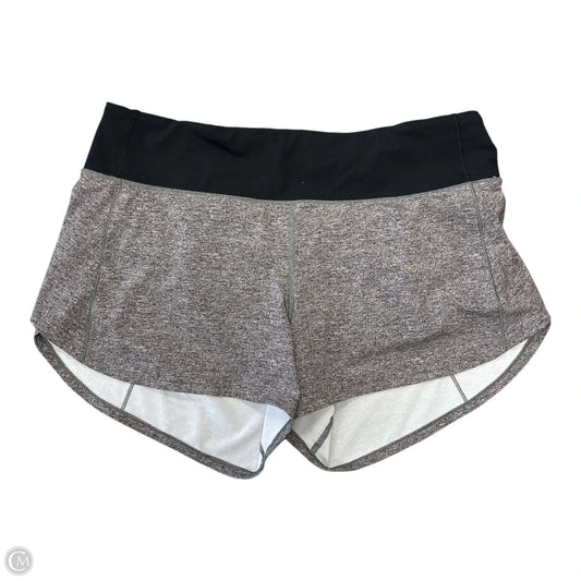 Athletic Shorts By Lululemon In Grey, Size: 10
