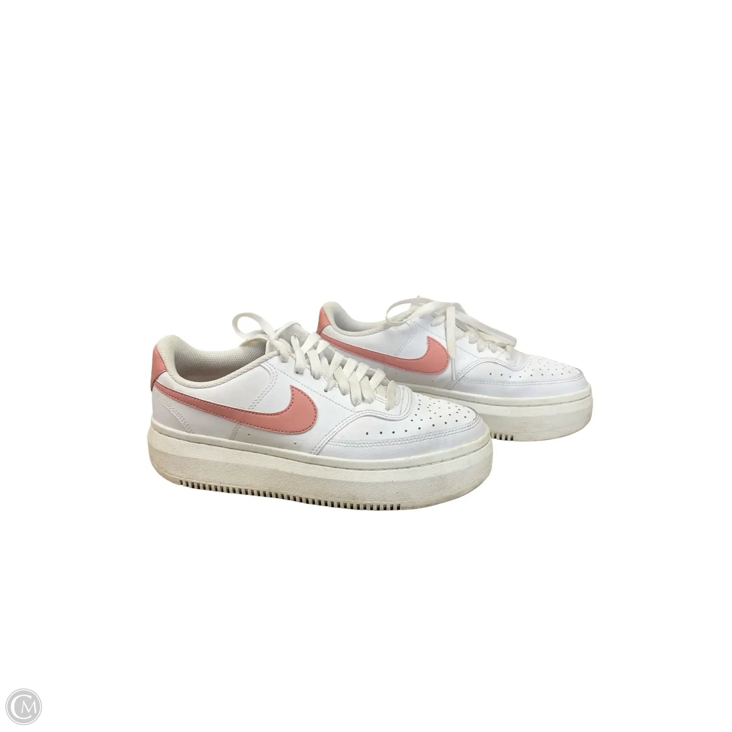 Shoes Sneakers By Nike In Pink & White, Size: 10.5