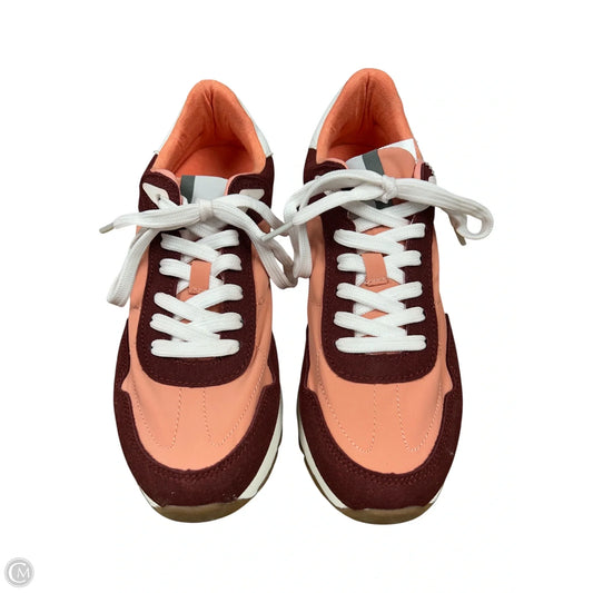 Shoes Sneakers By Cushionaire In Orange & Red, Size: 7