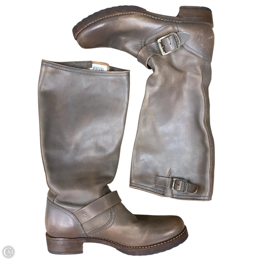 Boots Designer By Frye In Brown, Size: 8.5