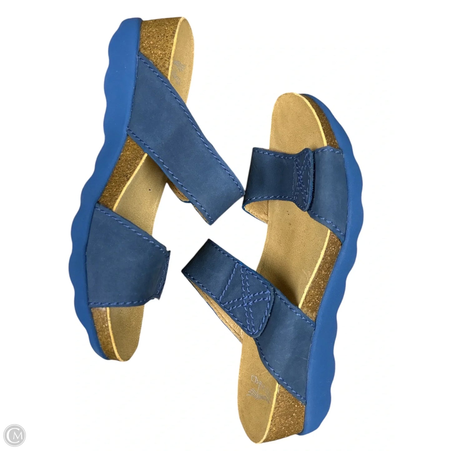 Sandals Flats By Danskin In Blue, Size: 7.5