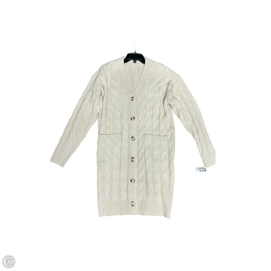 Sweater Cardigan By Halara In Tan, Size: S