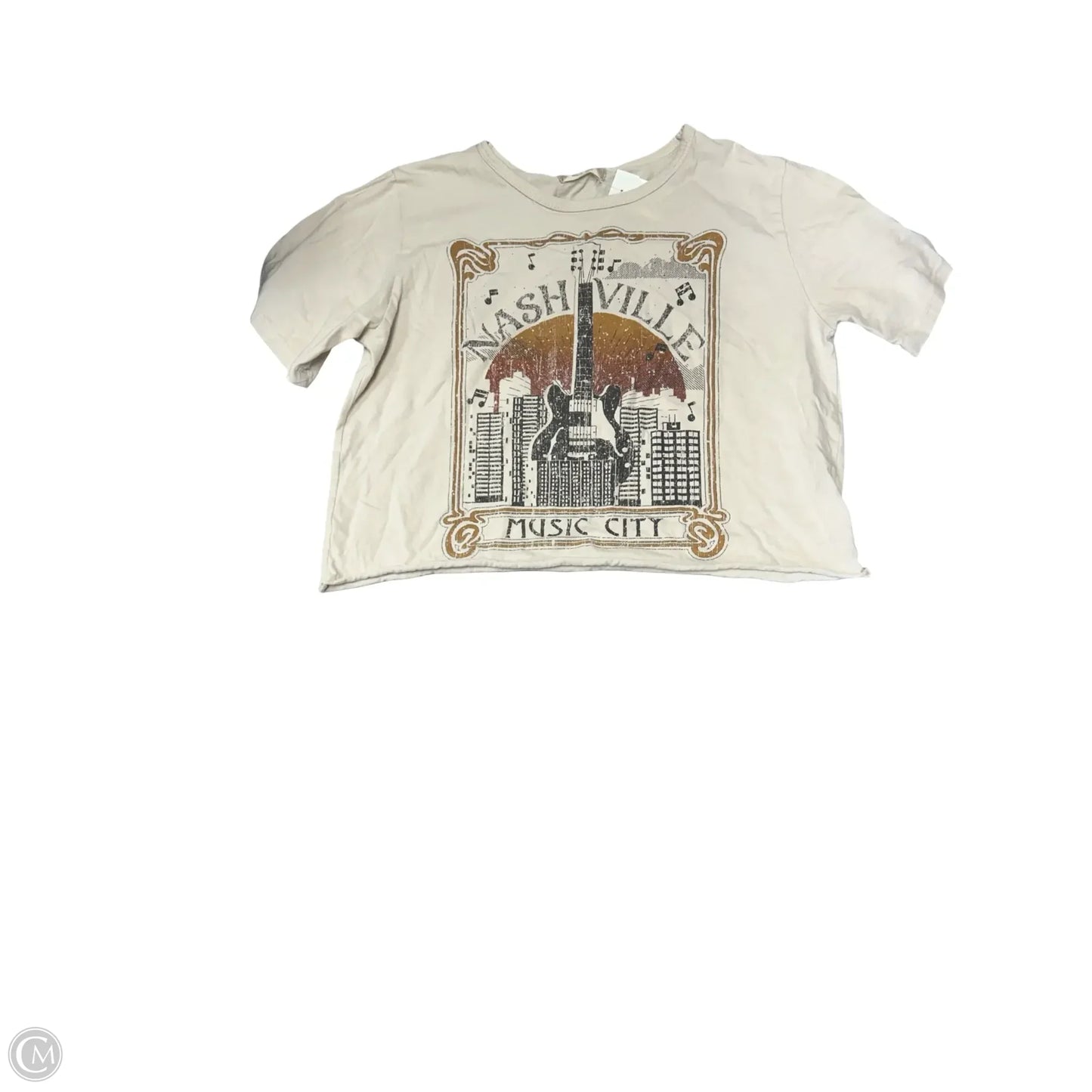 Top Short Sleeve By Altard State In Ivory, Size: Xs