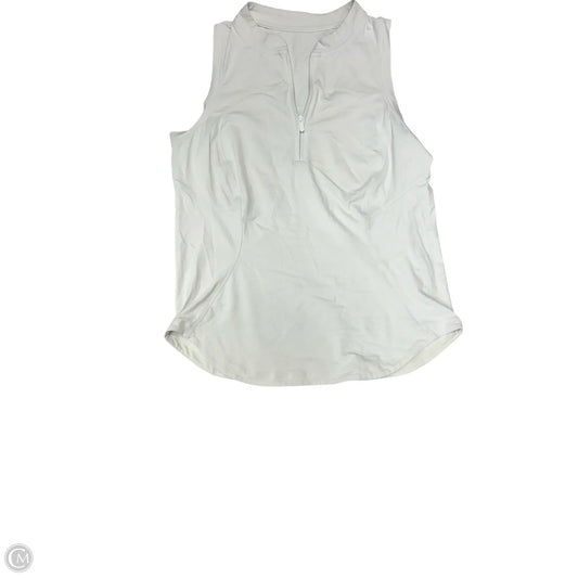 Athletic Tank Top By Lululemon In White, Size: 4