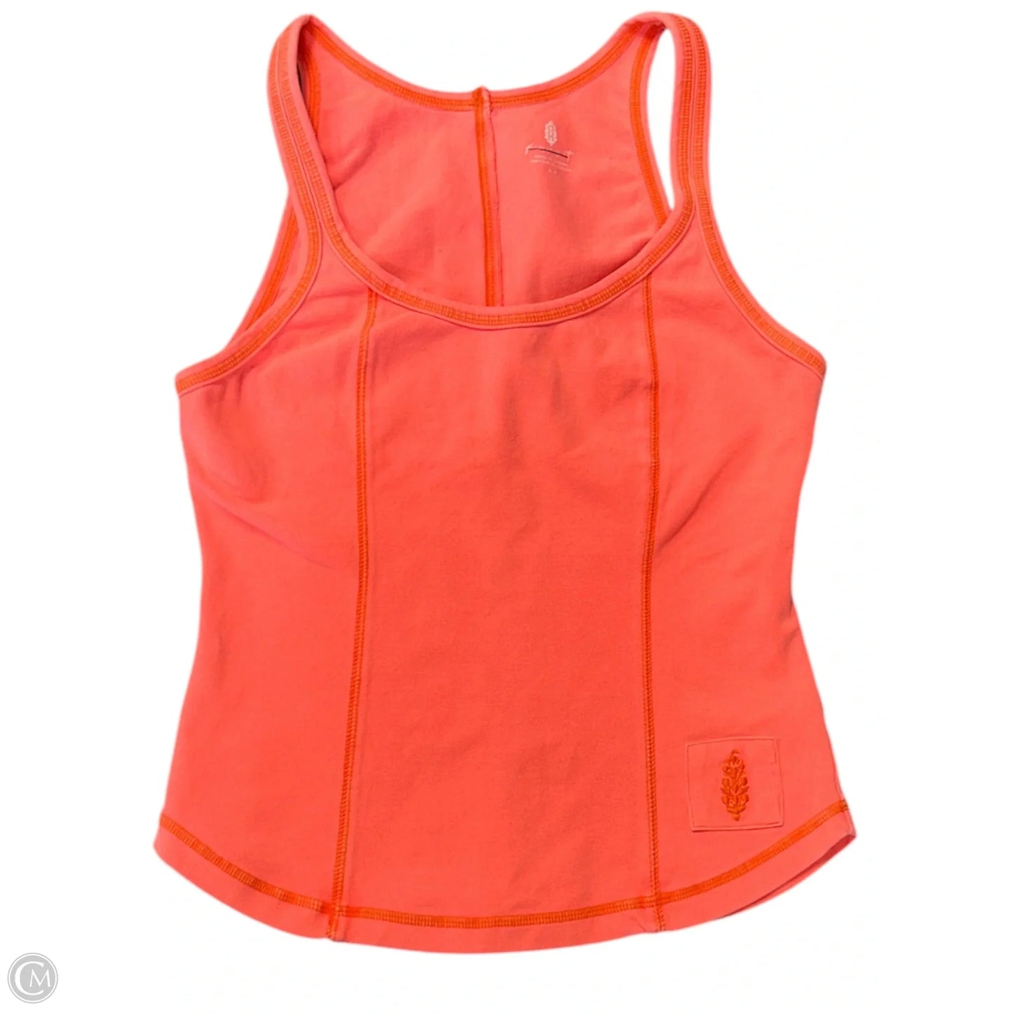 Athletic Tank Top By Free People In Orange, Size: S