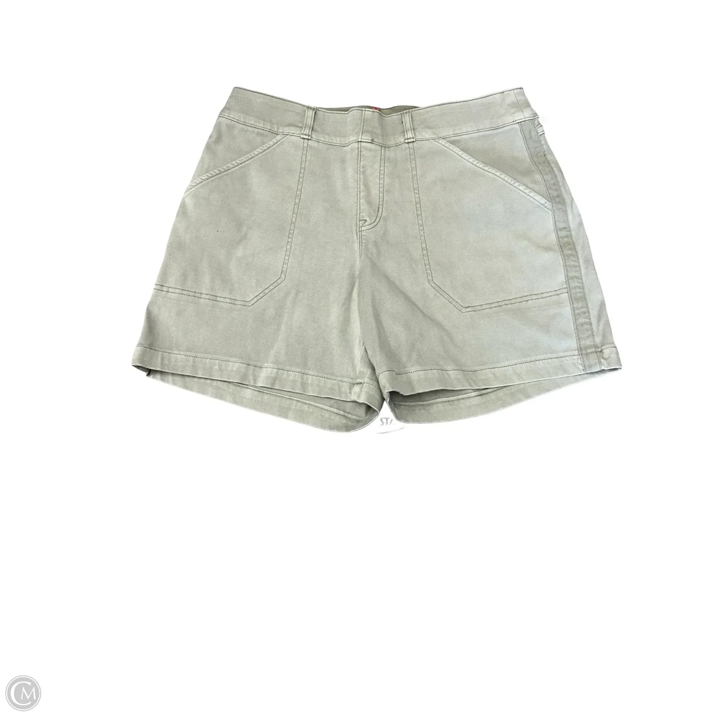 Shorts By Spanx In Green Denim, Size: M