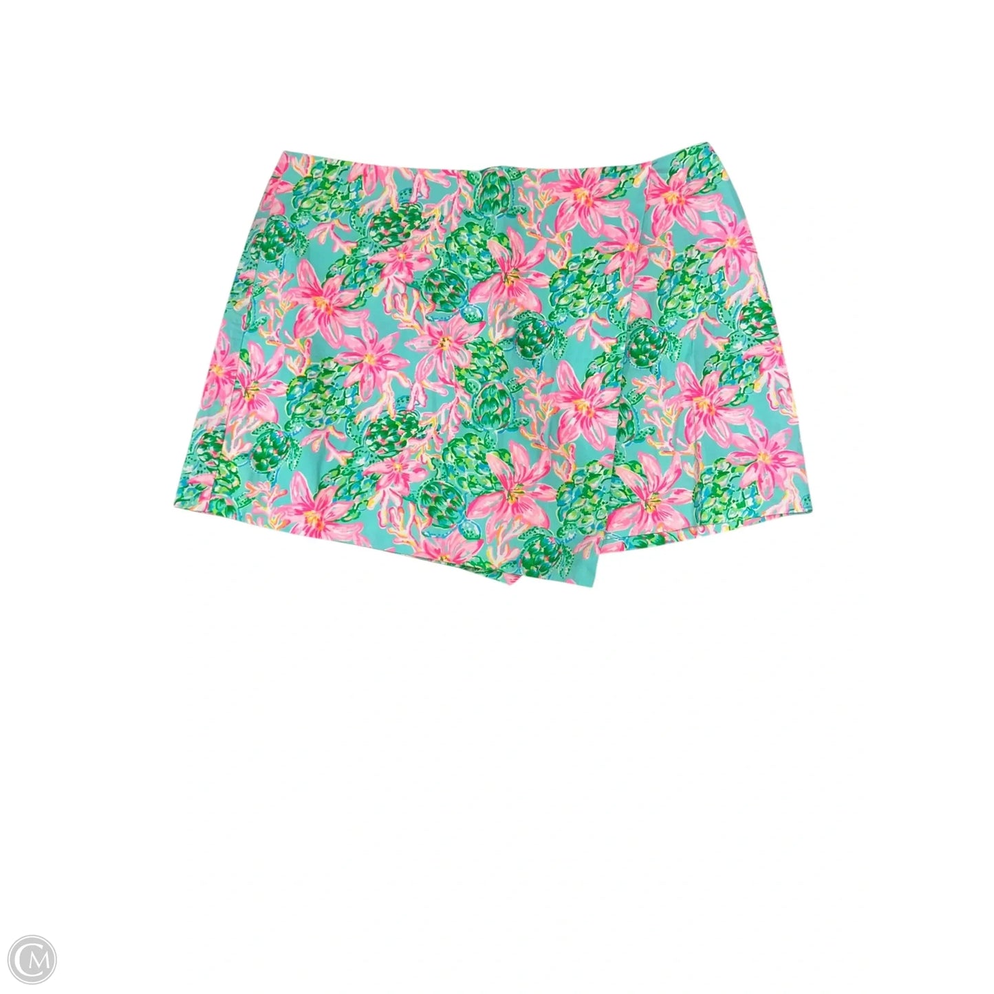 Shorts Designer By Lilly Pulitzer In Green & Pink, Size: 10