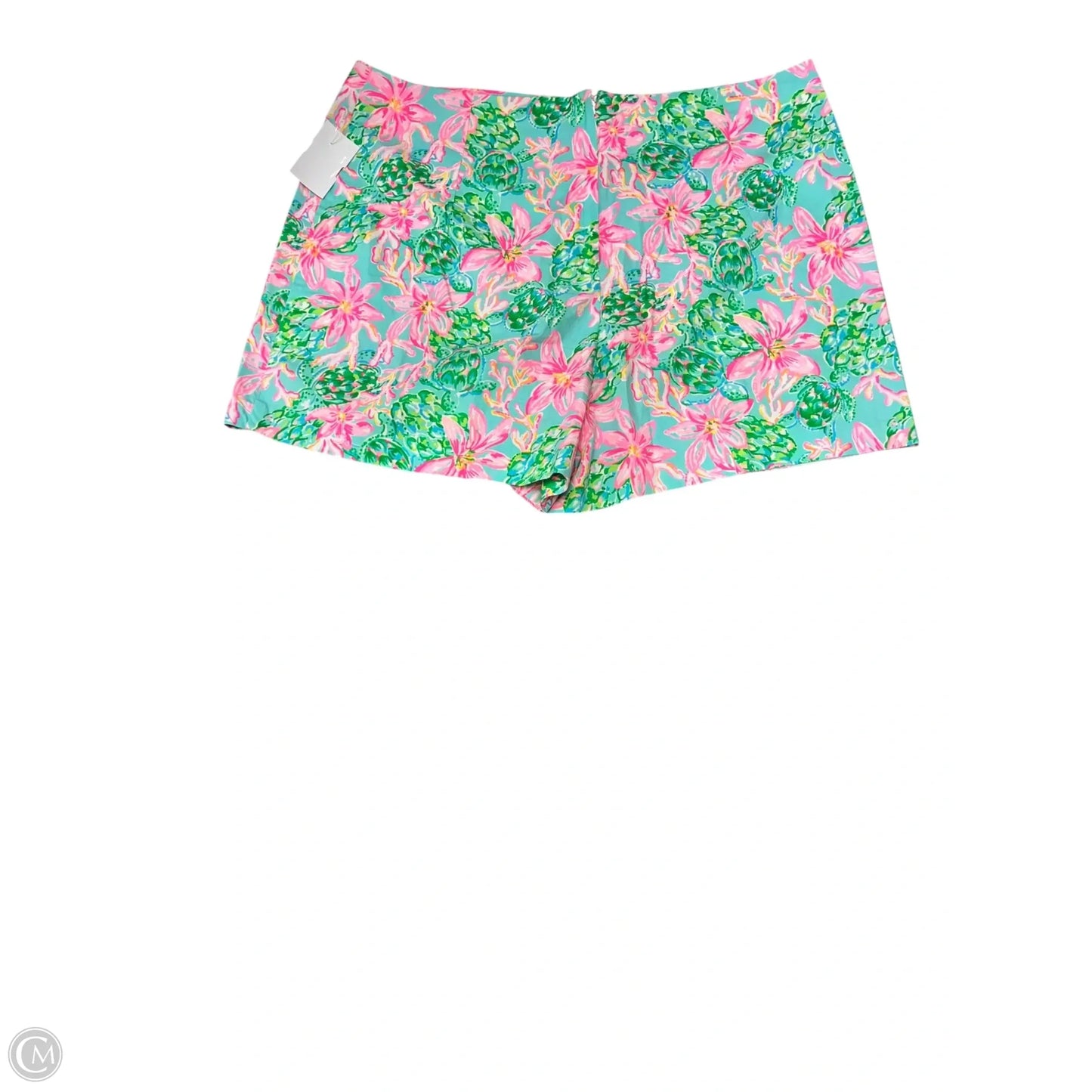 Shorts Designer By Lilly Pulitzer In Green & Pink, Size: 10