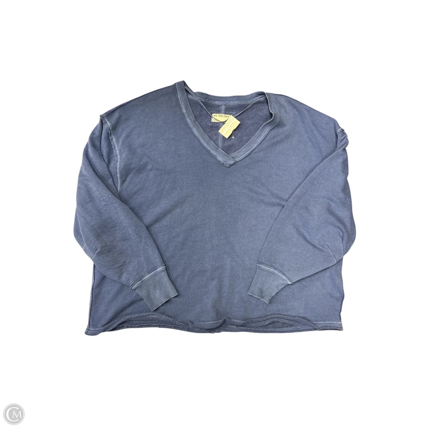 Sweatshirt Crewneck By We The Free In Blue, Size: L