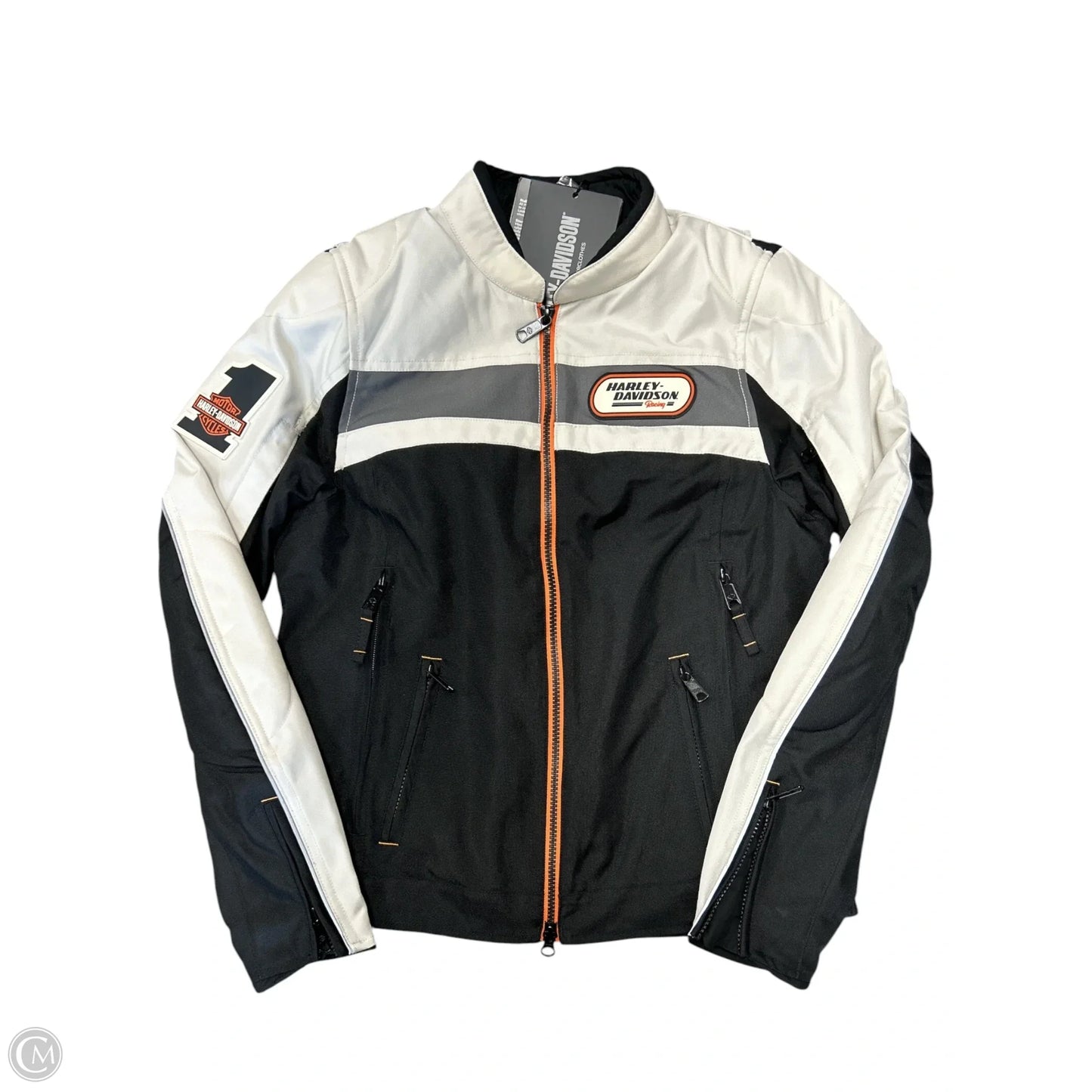 Coat Other By Harley Davidson In Black & White, Size: S