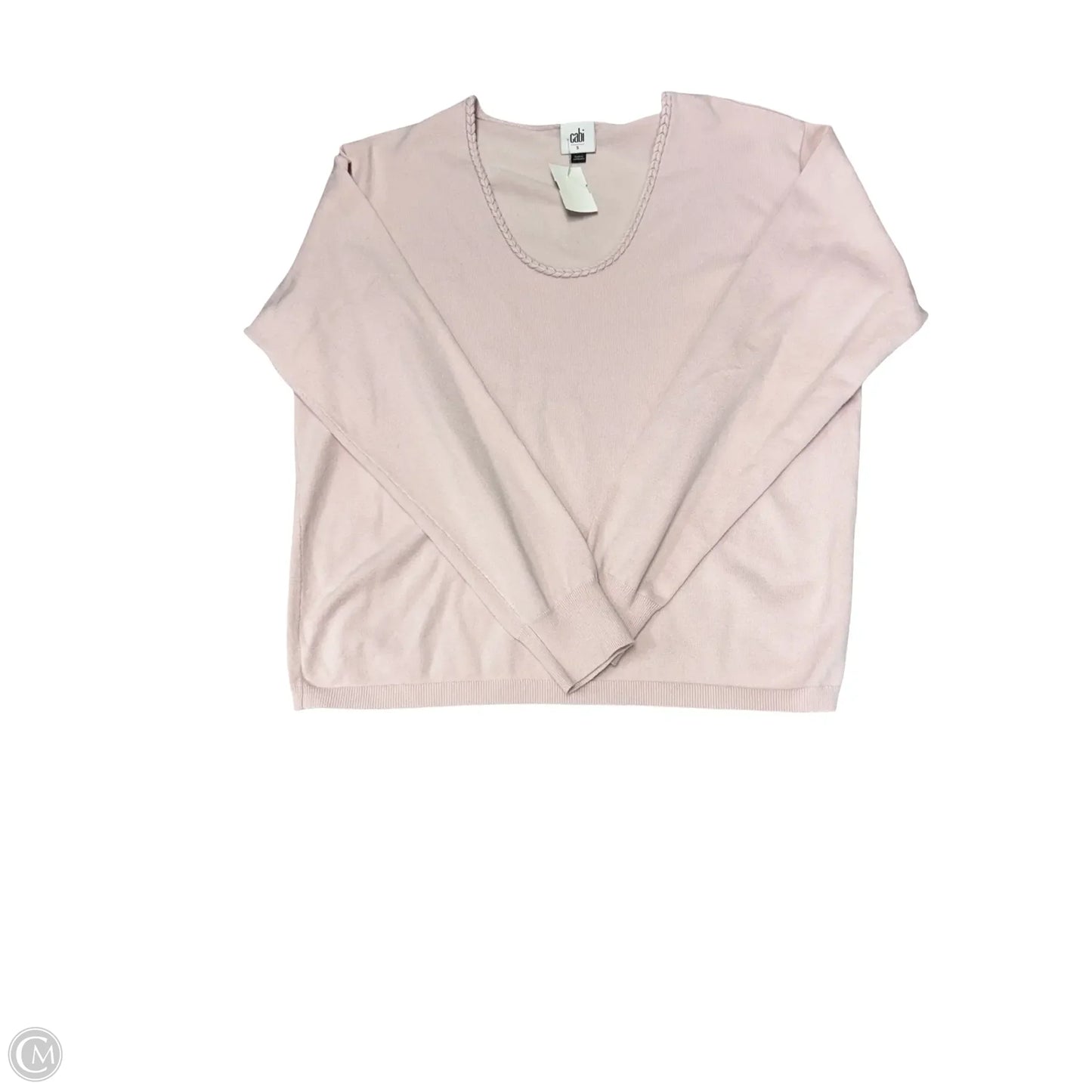 Top Long Sleeve By Cabi In Pink, Size: S