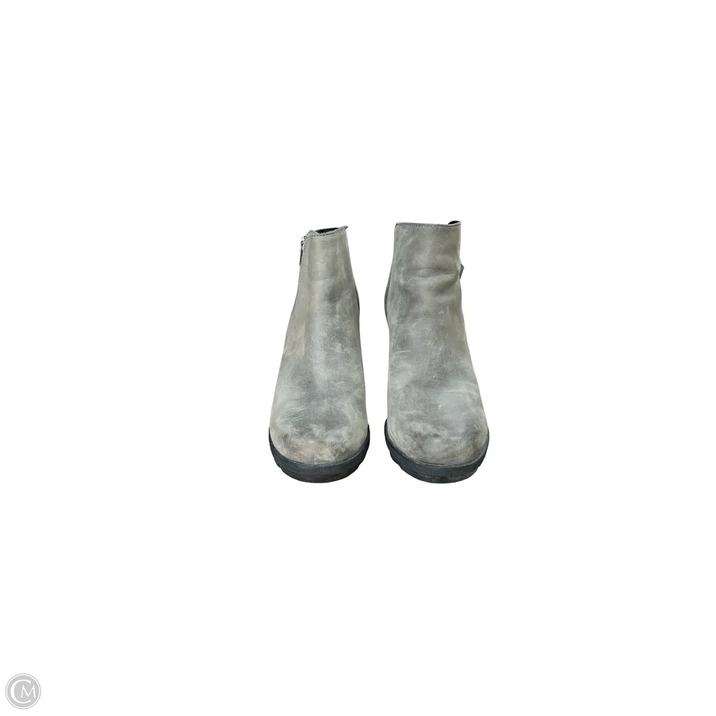 Boots Ankle Heels By Sorel In Grey, Size: 9