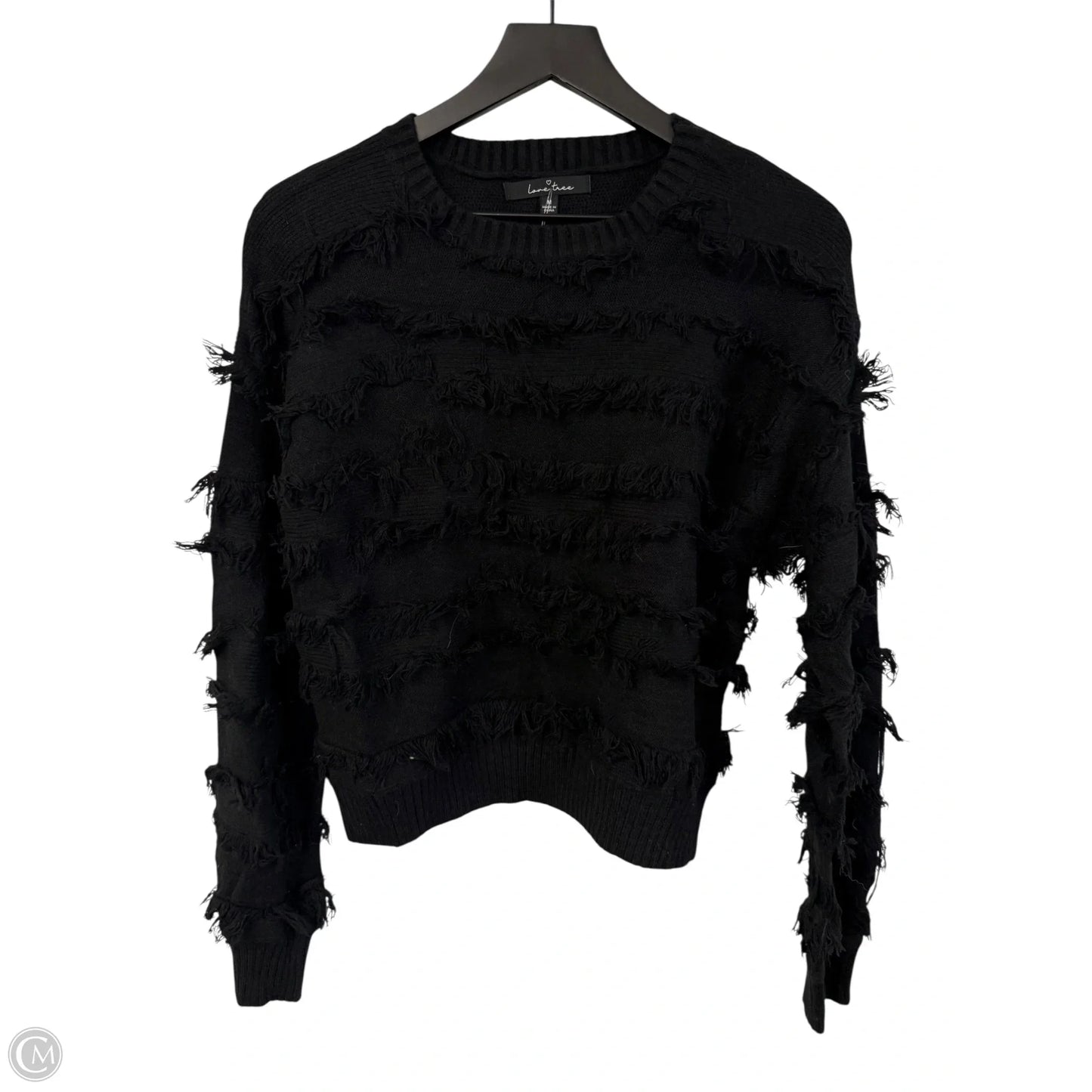 Sweater By Love Tree In Black, Size: M