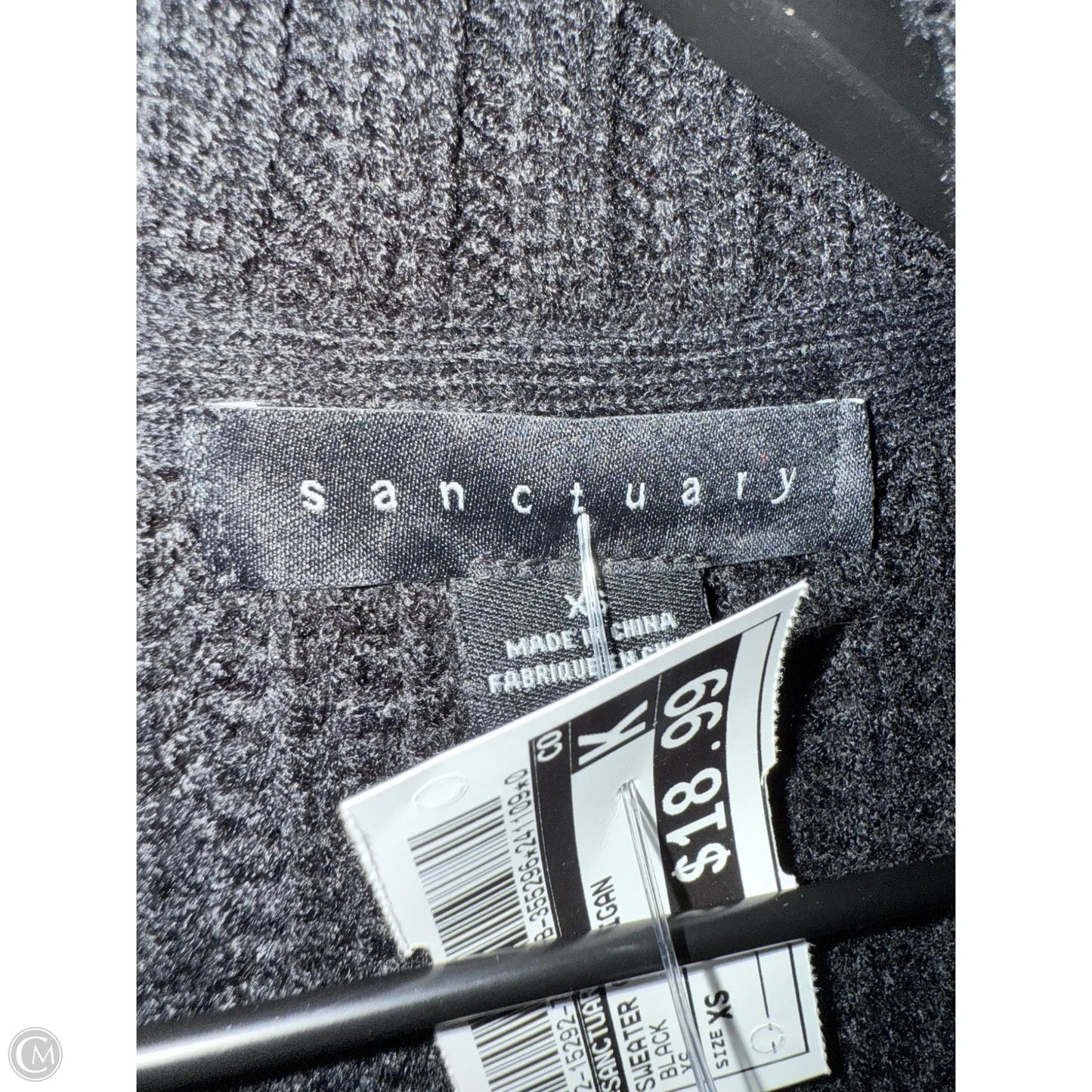 Sweater Cardigan By Sanctuary In Black, Size: Xs
