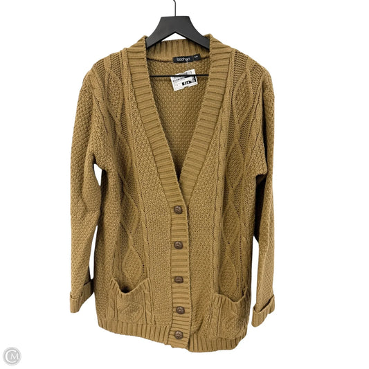 Sweater Cardigan By Boohoo Boutique In Brown, Size: S