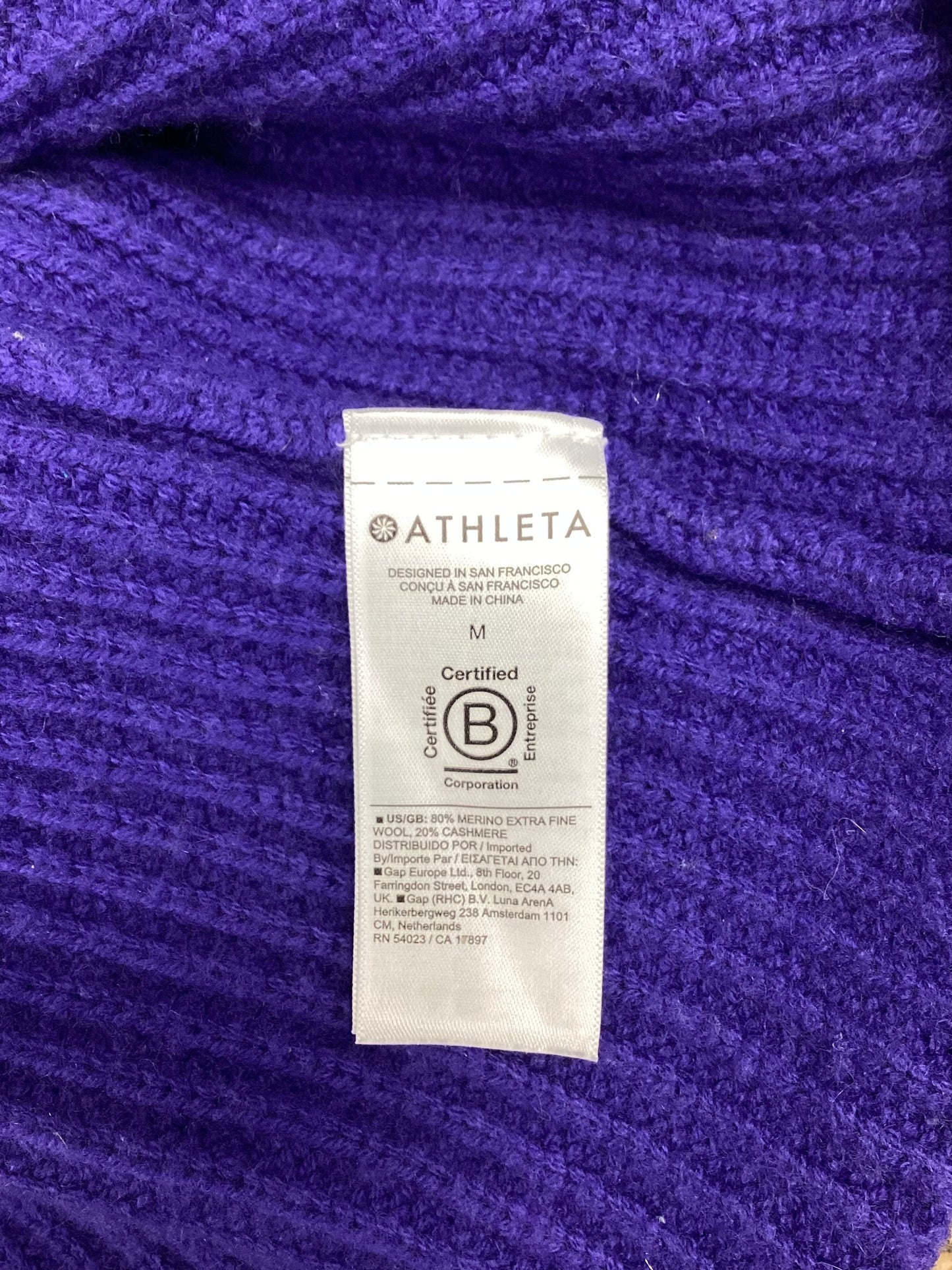 Sweater By Athleta In Blue, Size: M