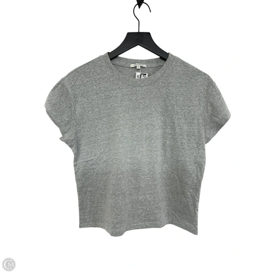 Top Short Sleeve Basic By Z Supply In Grey, Size: M
