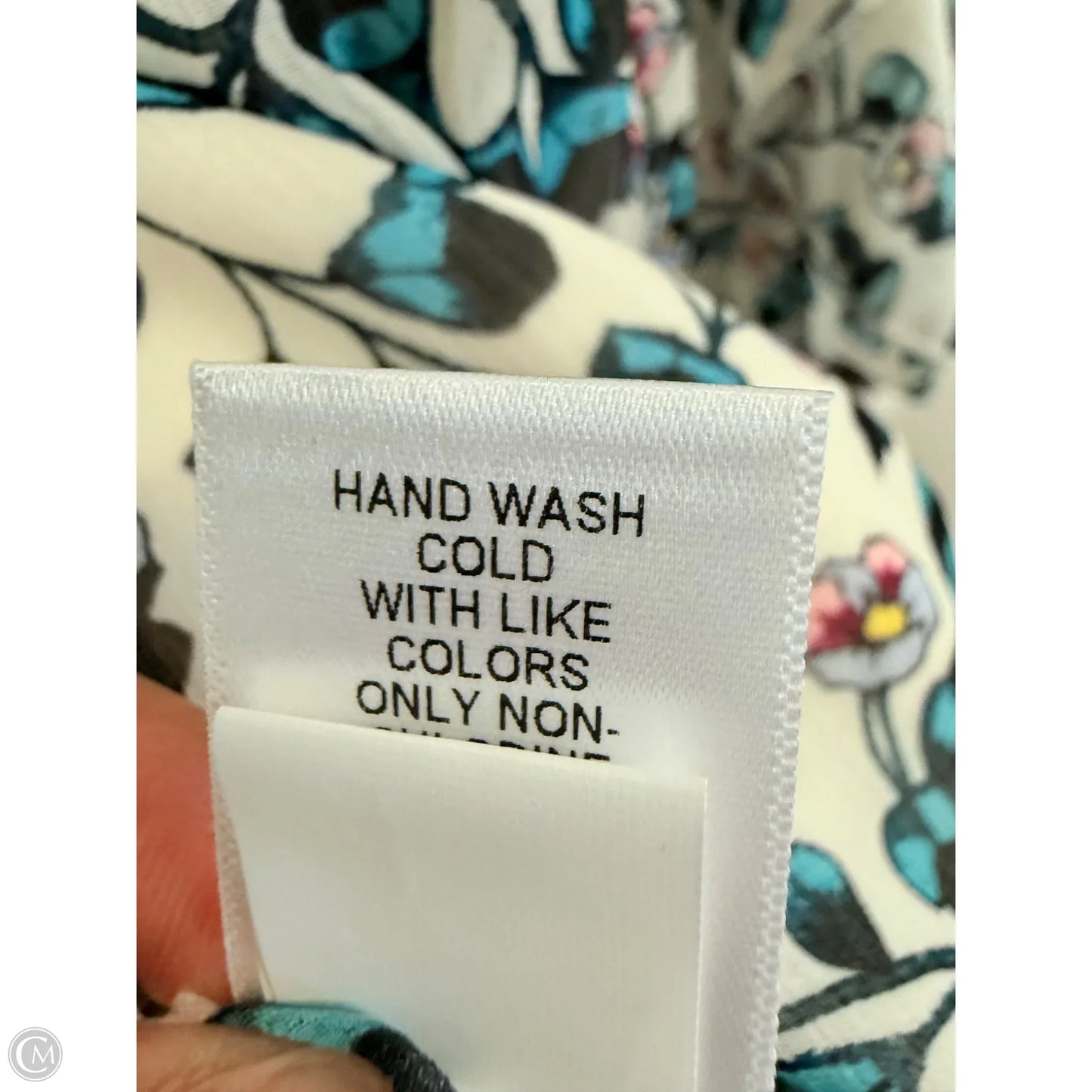 Top 3/4 Sleeve By Fever In Floral Print, Size: L