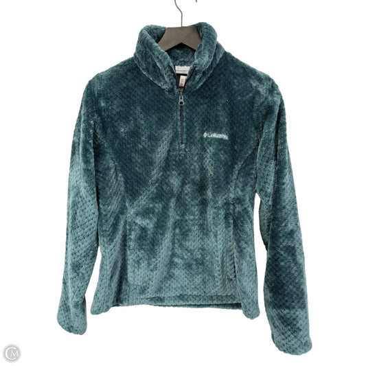 Sweatshirt Collar By Columbia In Teal, Size: S