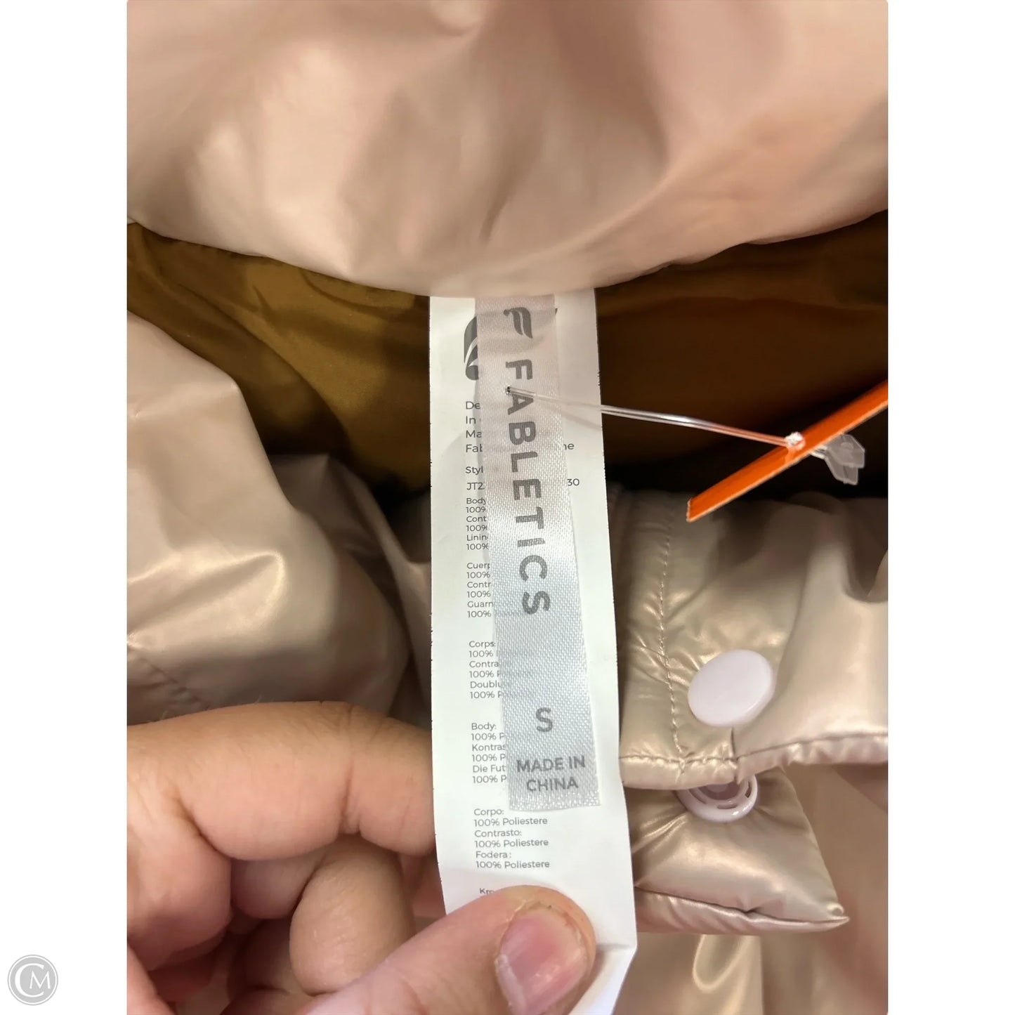 Vest Puffer & Quilted By Fabletics In Rose Gold, Size: S